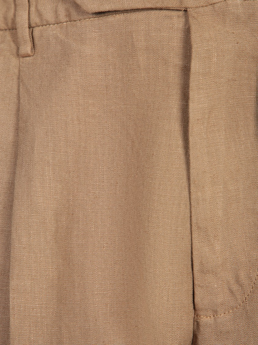 Dell'oglio Beige Trousers With Tailored Silhouette