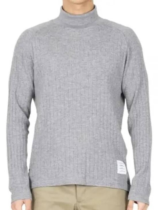 Thom Browne Ribbed Knit Turtleneck Sweater