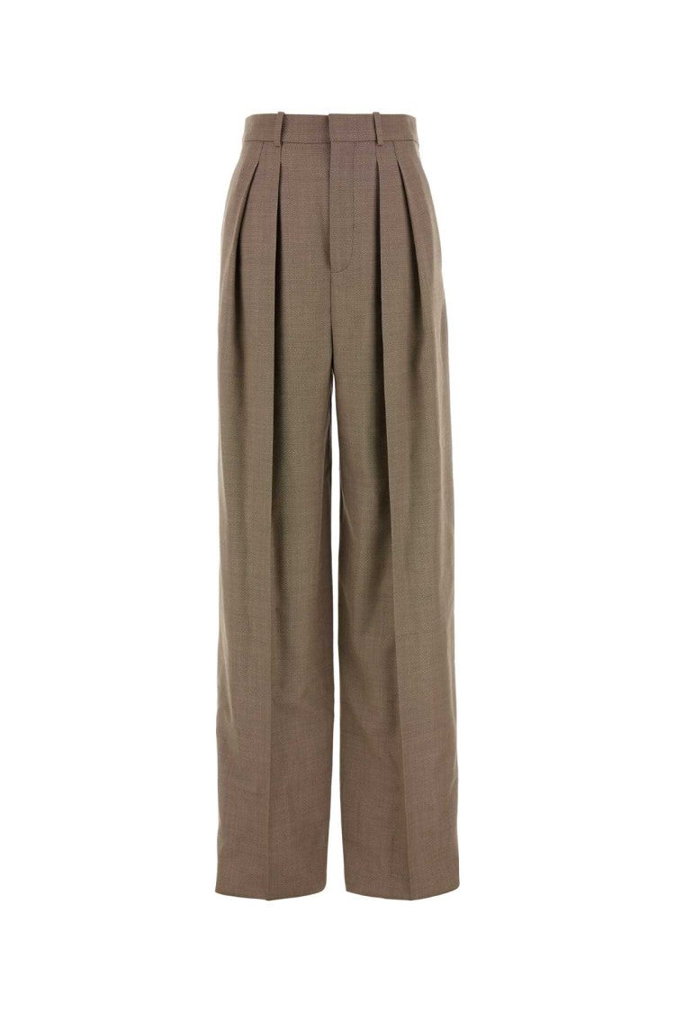 Saint Laurent Two-Tone Wool Pant
