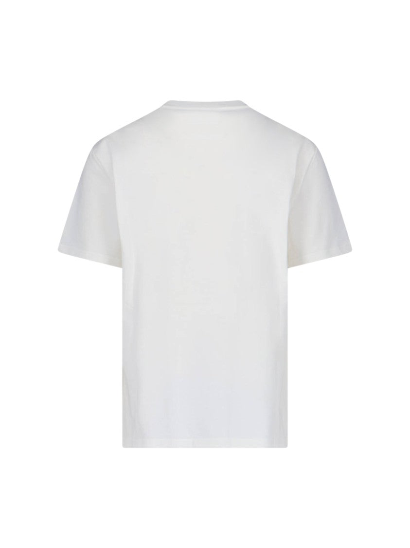 Jil Sander White T-Shirt With Subtle Logo