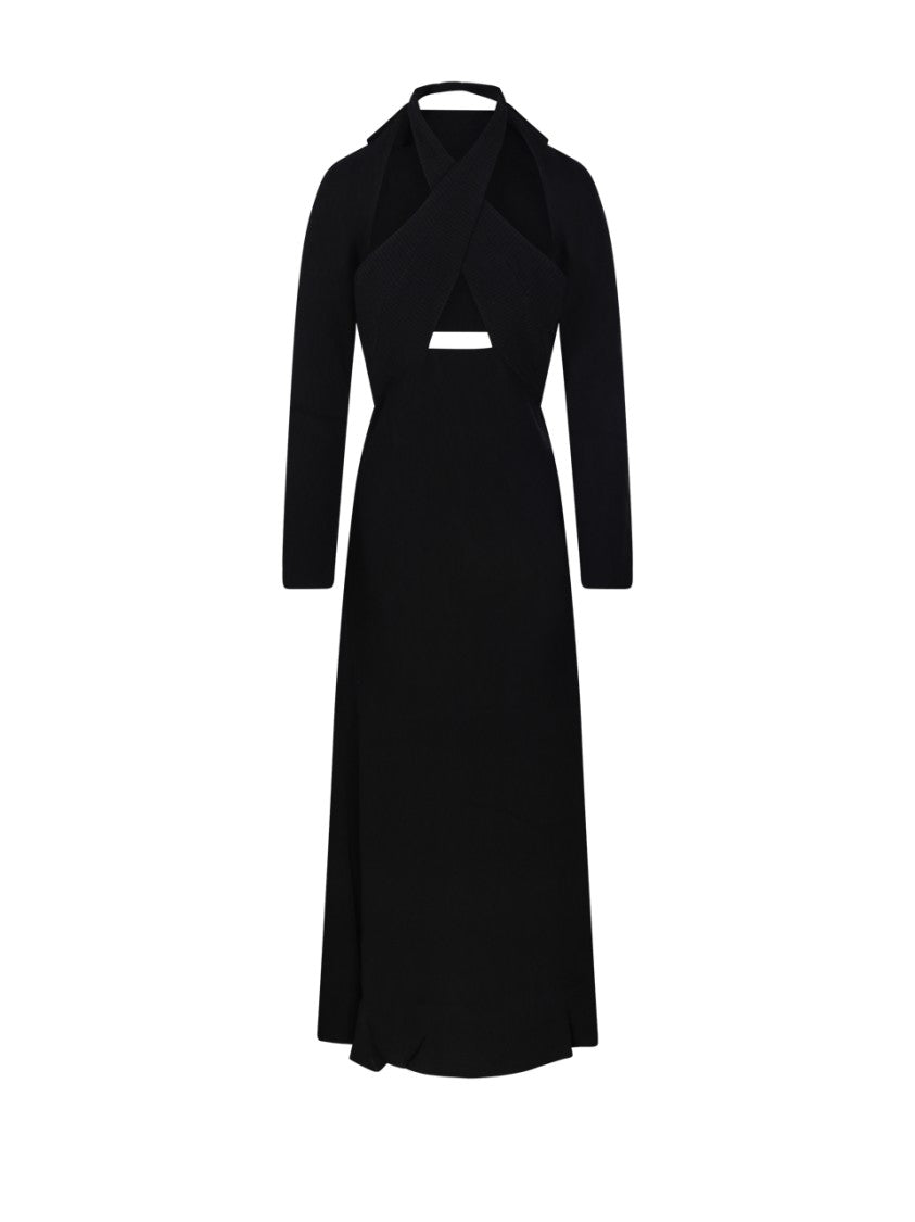 Johanna Ortiz Black Light Heart Ankle Dress