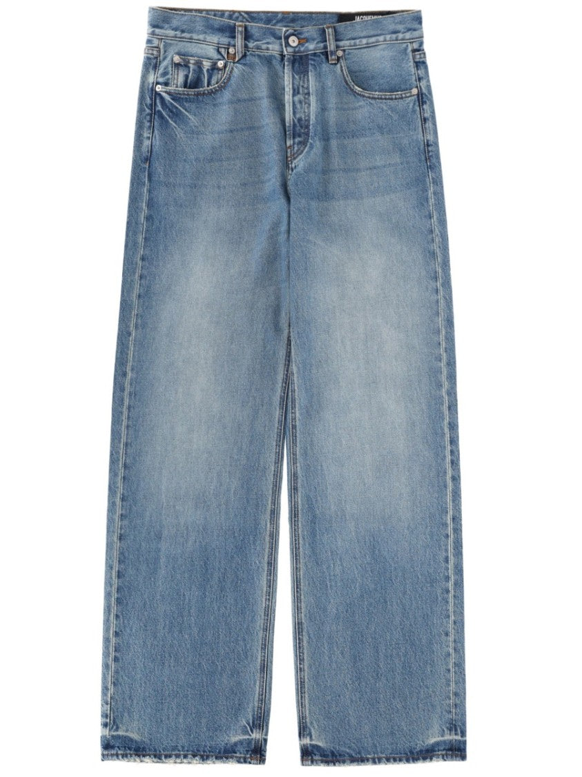 Jacquemus Le De-Nimes Droit Straight-Leg Polyester-Blend Jeans