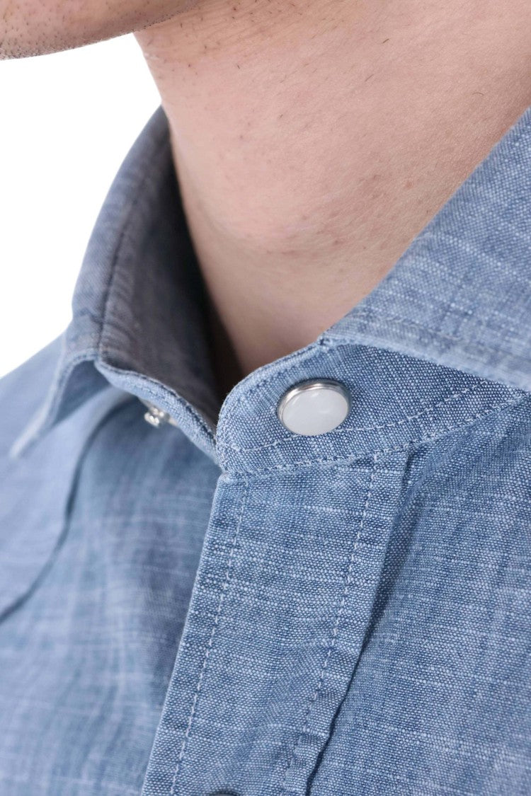 Barba Dandylife Texas Lightweight Denim Shirt