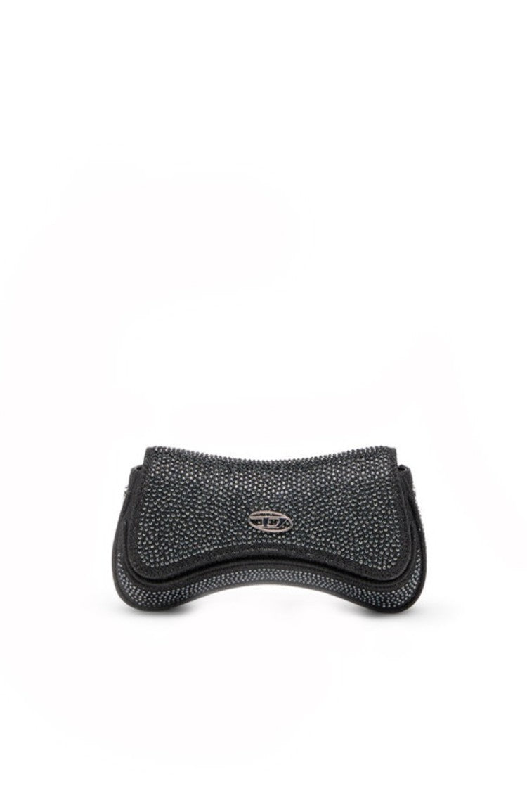 Diesel Black Leather Shoulder Bag