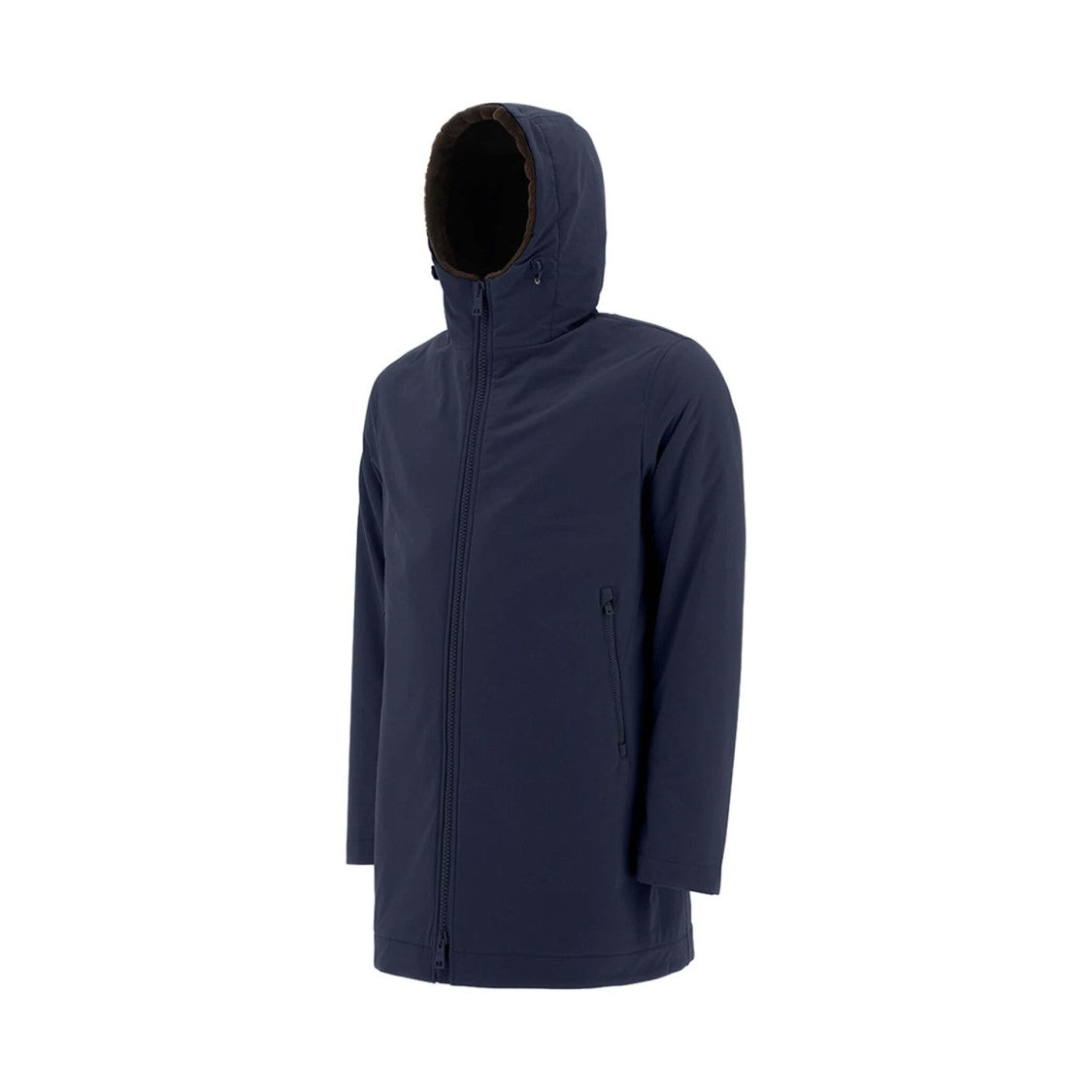 Herno Parka Coat With Faux Fur Lining
