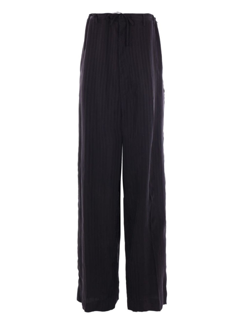 Balenciaga Wide-Leg Drawstring Trousers With Oversized Fit
