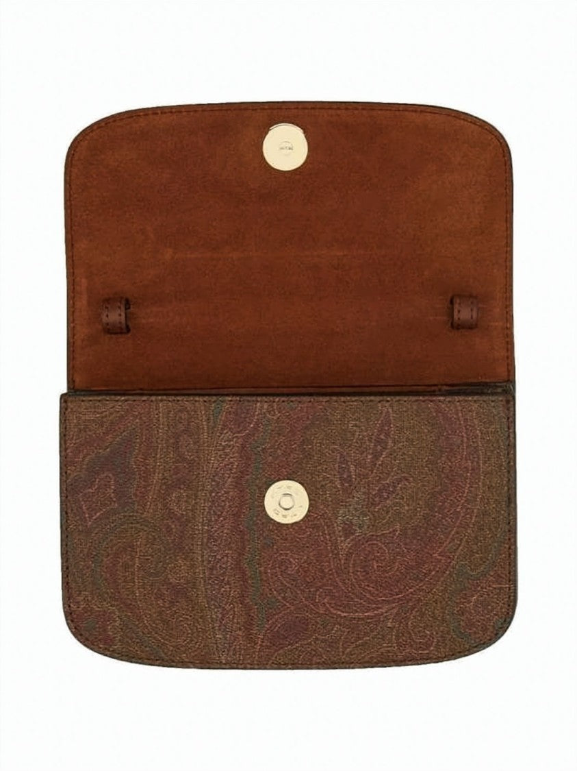 Etro Structured Rectangular Crossbody Bag With Paisley Fabric