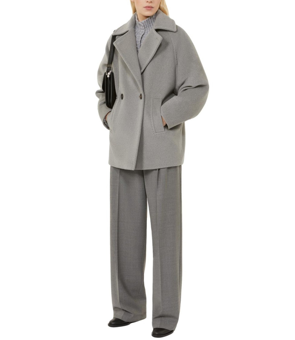 Max Mara Tailored Straight-Leg Trousers With Elastic Waistband