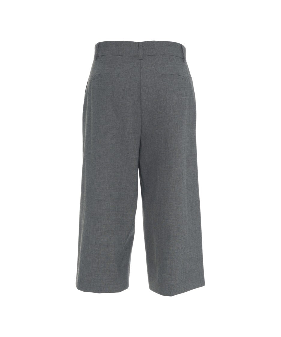 Ottod'ame Wide Cropped Bermuda Shorts