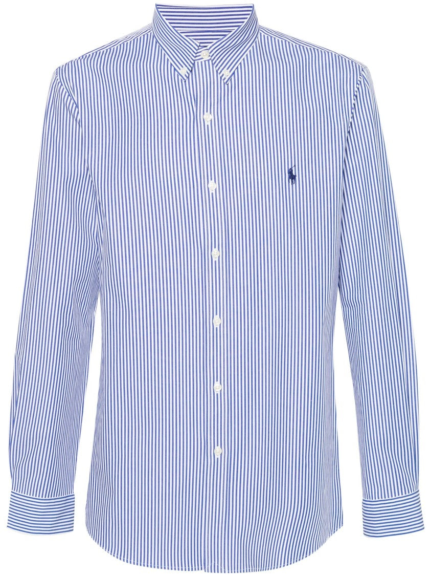 Polo Ralph Lauren Tailored Striped Blue Shirt