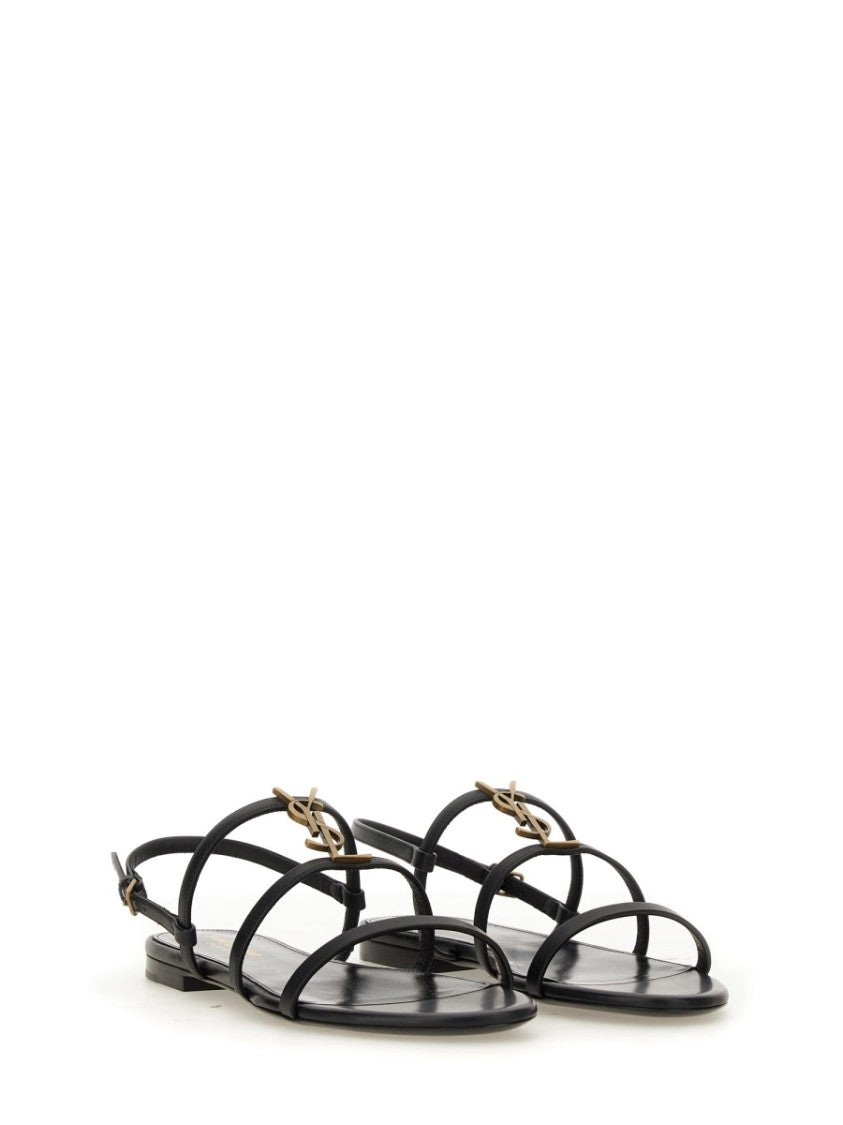 Saint Laurent Cassandra Flat Sandal