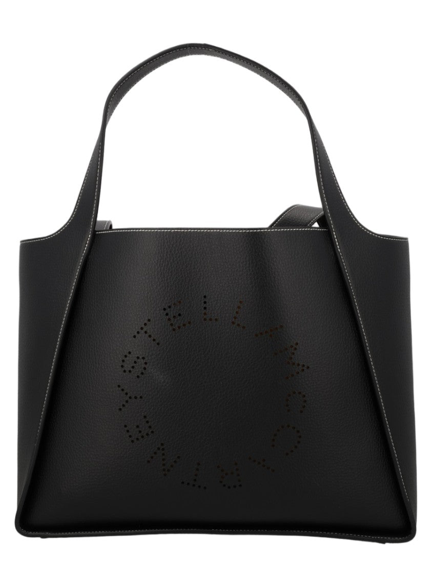 Stella Mccartney Textured Polyamide Shoulder Bag With Wide Strap