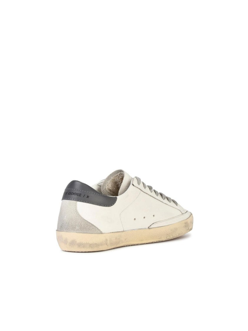 Golden Goose White Leather Sneakers