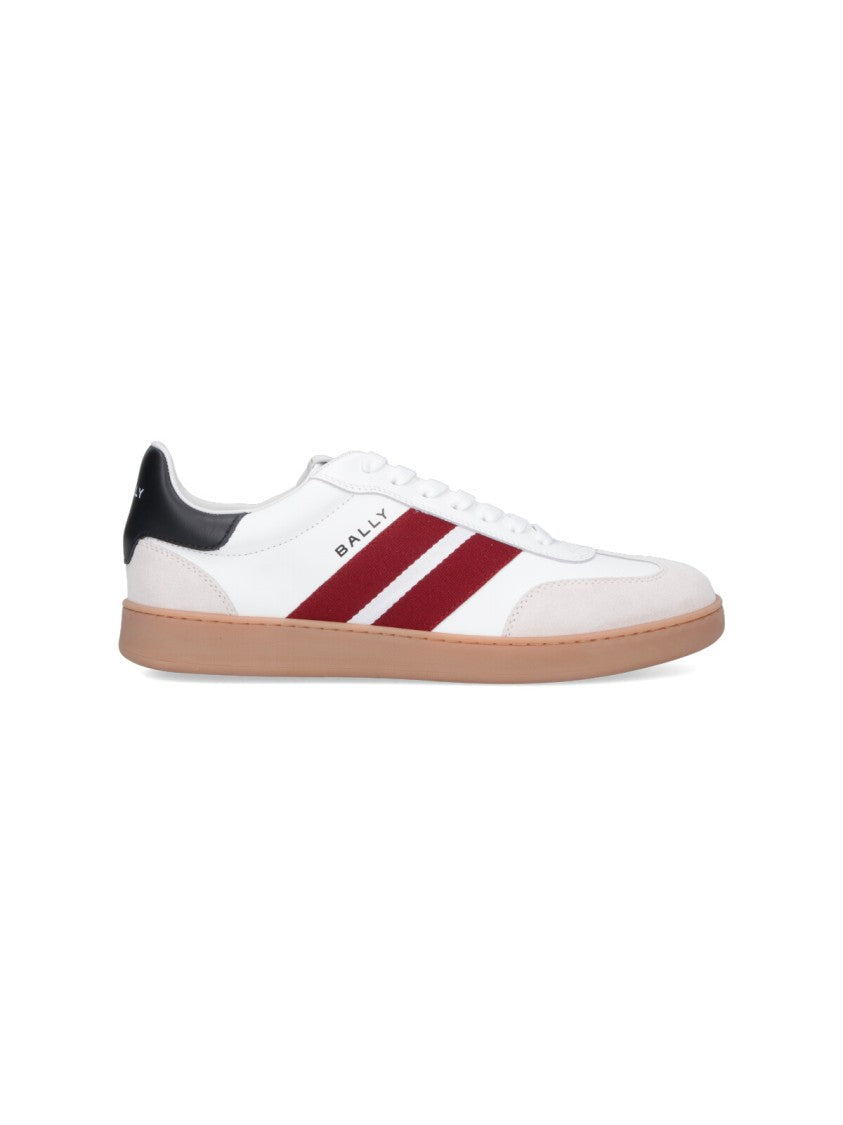 Bally "Retro Crest" Sneakers – White
