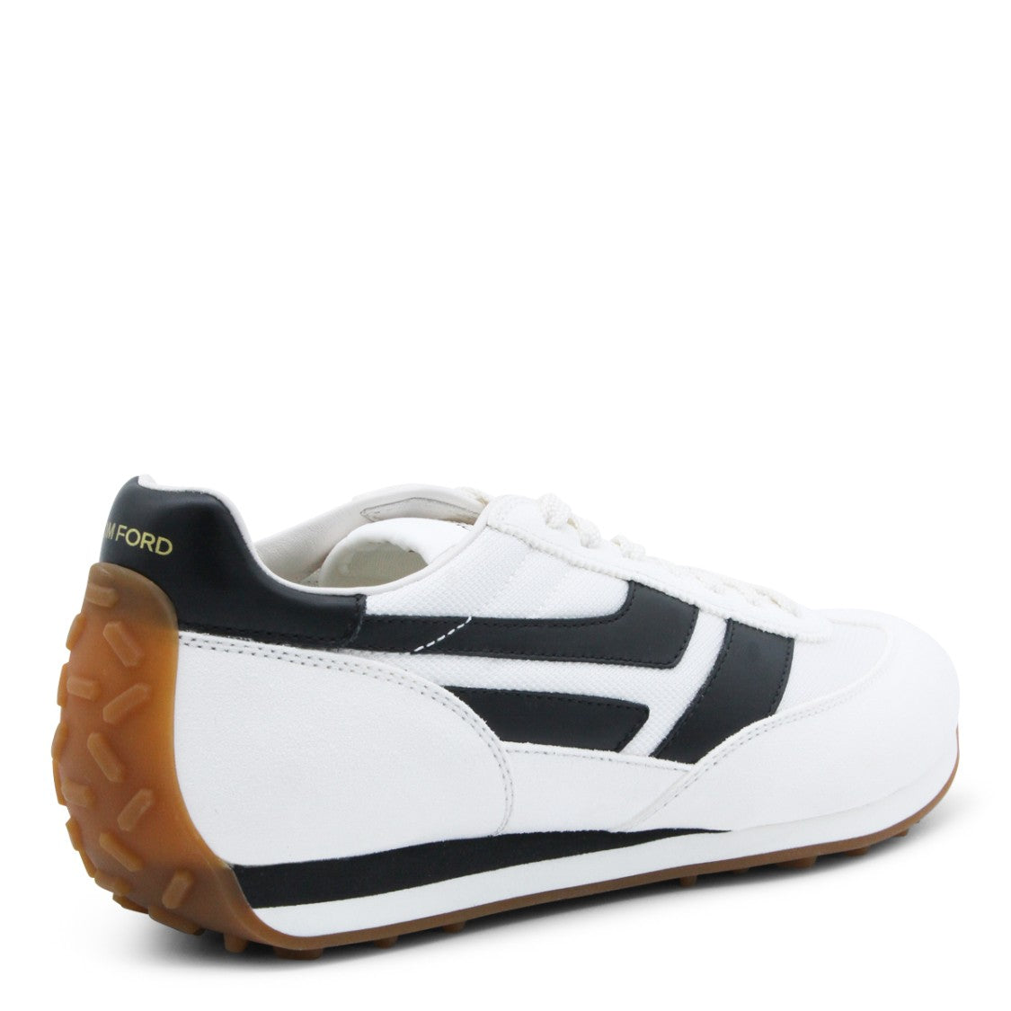 Tom Ford Minimalist White Sneakers With Smooth Silhouette