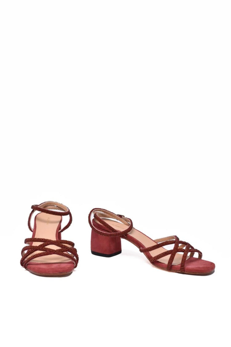 Maliparmi Maliparmi Heeled Sandal - Red