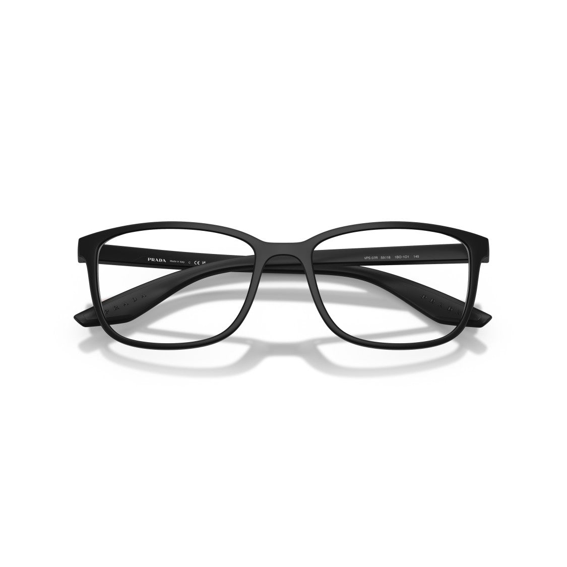 Prada Linea Rossa 0Ps 07Rv Matte Black Rectangular Eyeglasses