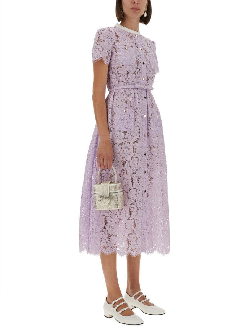 Self-Portrait Lace Midi Dress