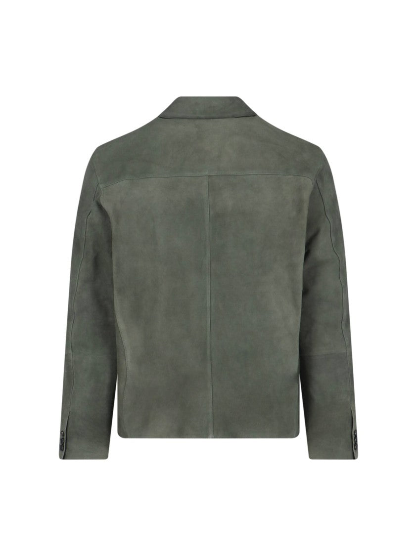 Tonywack Fitted Casual Jacket With High Collar