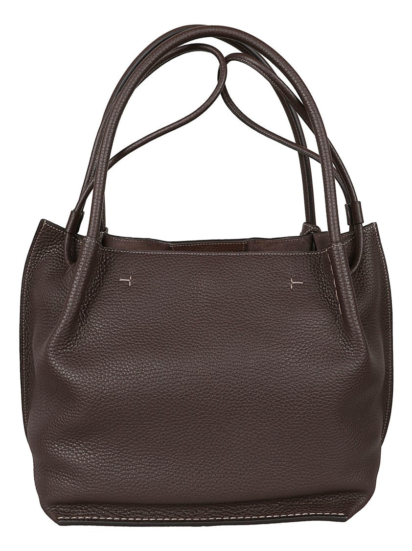 Tod's Hammered Leather Bucket Bag