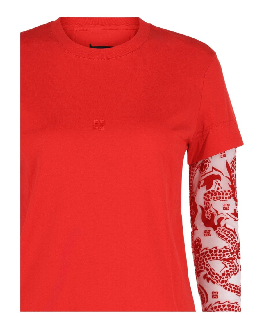 Givenchy Double Layer Long Sleeve T-Shirt