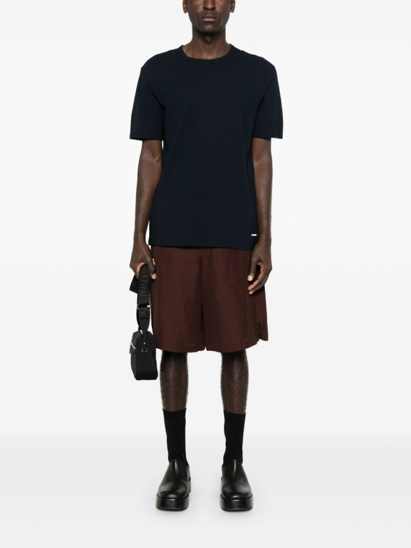 Jil Sander Blue Crew Neck T-Shirt