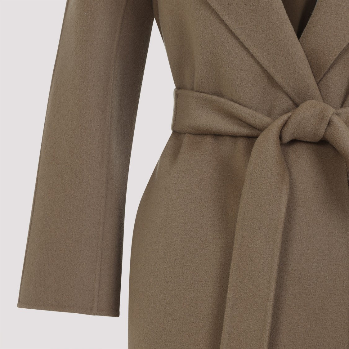 Max Mara Camel Brown Messi Wool Coat