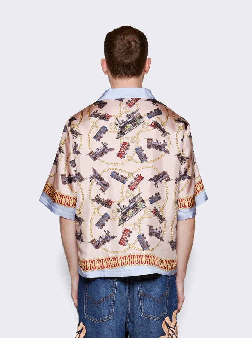 Bally Camp Collar Silk Shirt