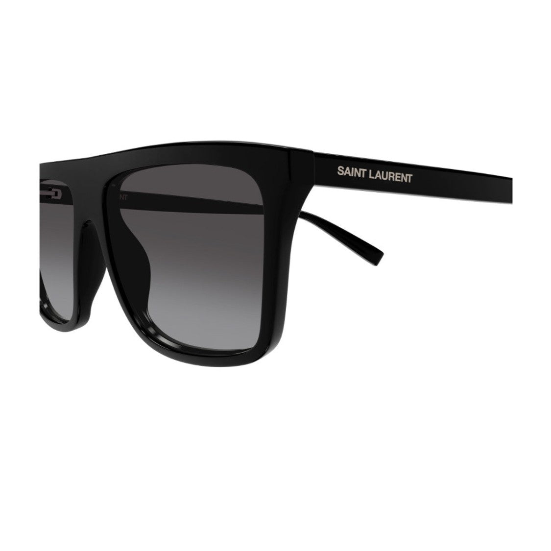 Saint Laurent Black Sl 904 Acetate Oversized Rectangular Sunglasses