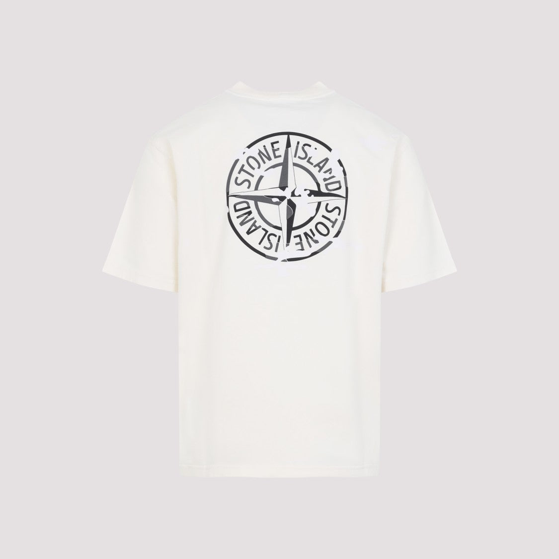 Stone Island Cotton T-Shirt With Embossed Logo