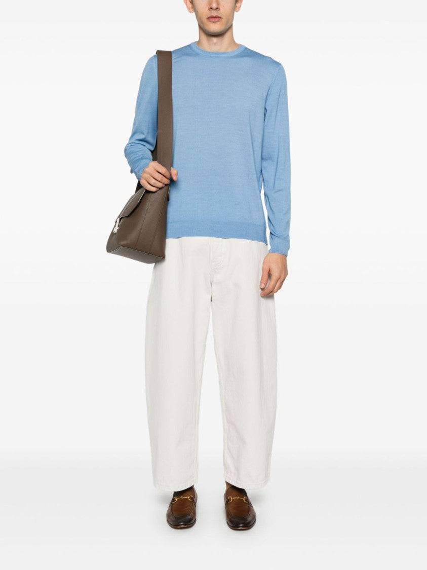 Drumohr Wool Sweater With Full Neck