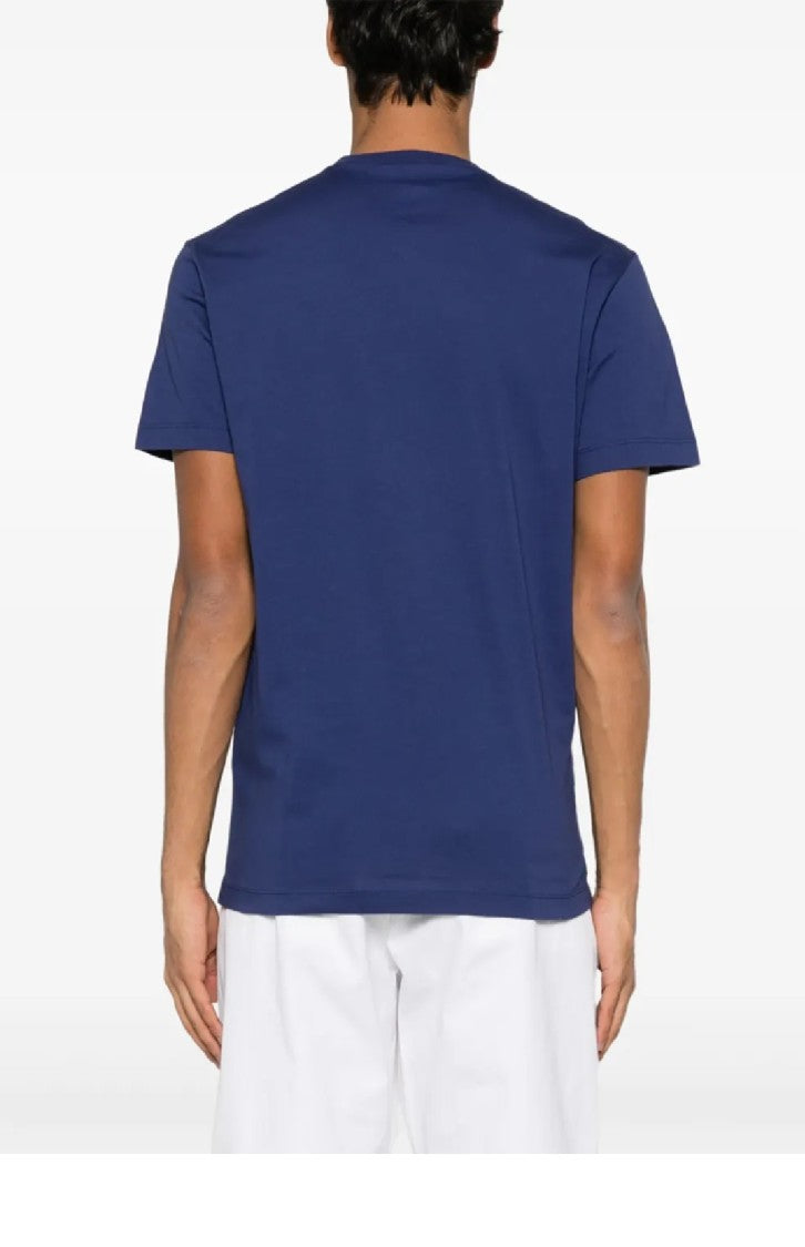 Dsquared2 Graphic Print Cotton T-Shirt With Crew Neckline