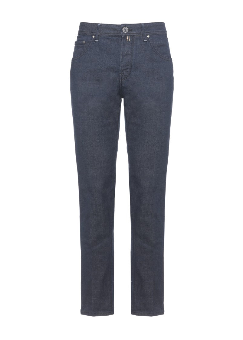 Jacob Cohen Blue Scott Cotton Jeans