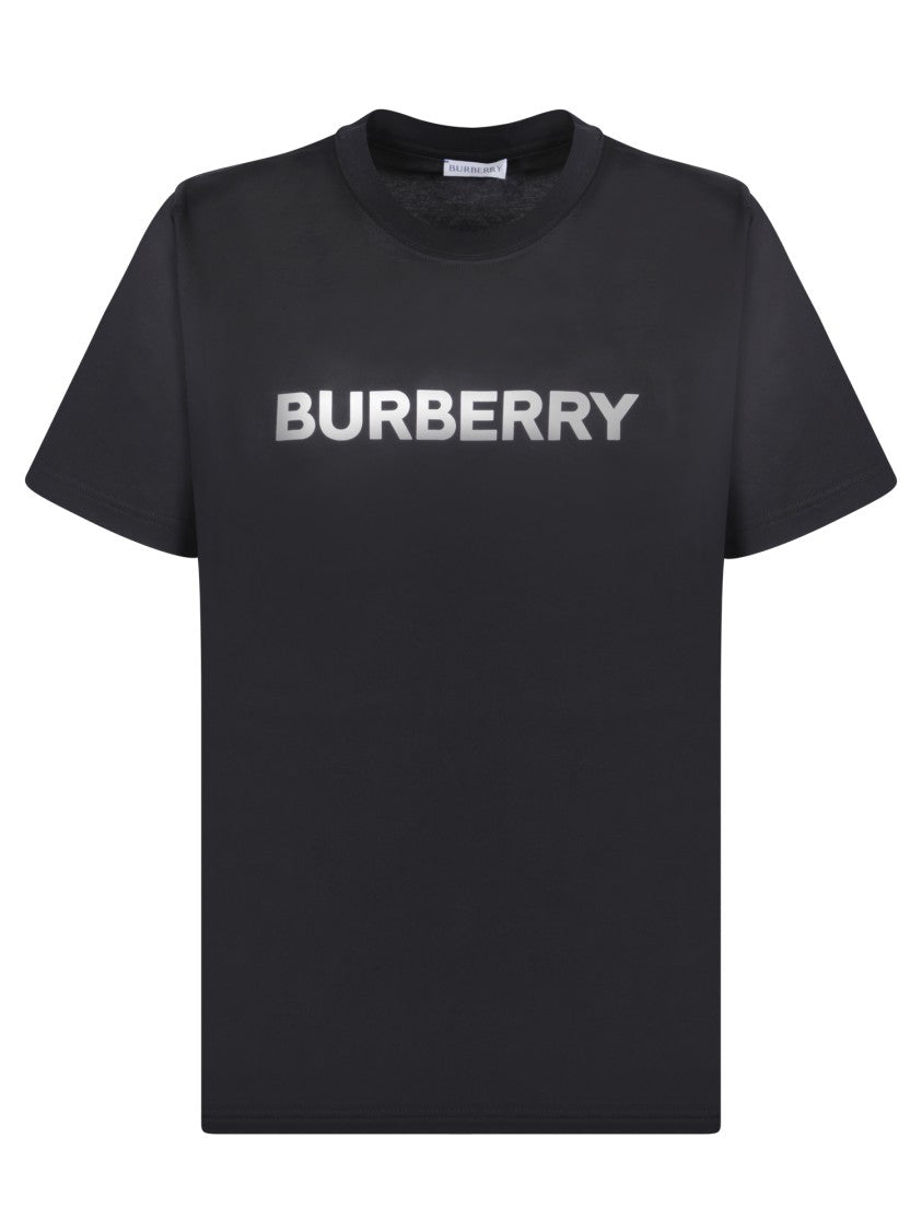Burberry Black Cotton T-Shirts