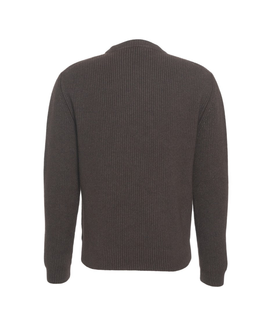 Daniele Fiesoli Cashmere Ribbed Knit Sweater