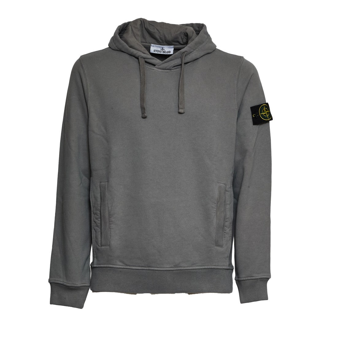 Stone Island Felpa Brushed Organic Cotton Fleece