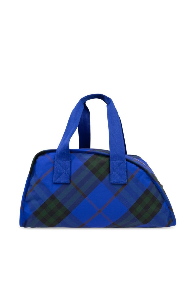 Burberry Tartan Pattern Duffle Bag