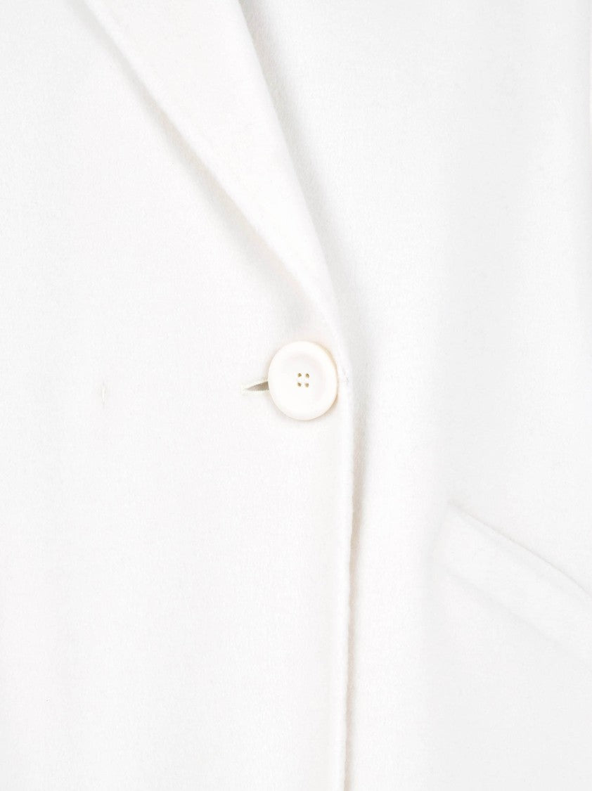 Max Mara Short Double-Breasted Coat In Cashmere