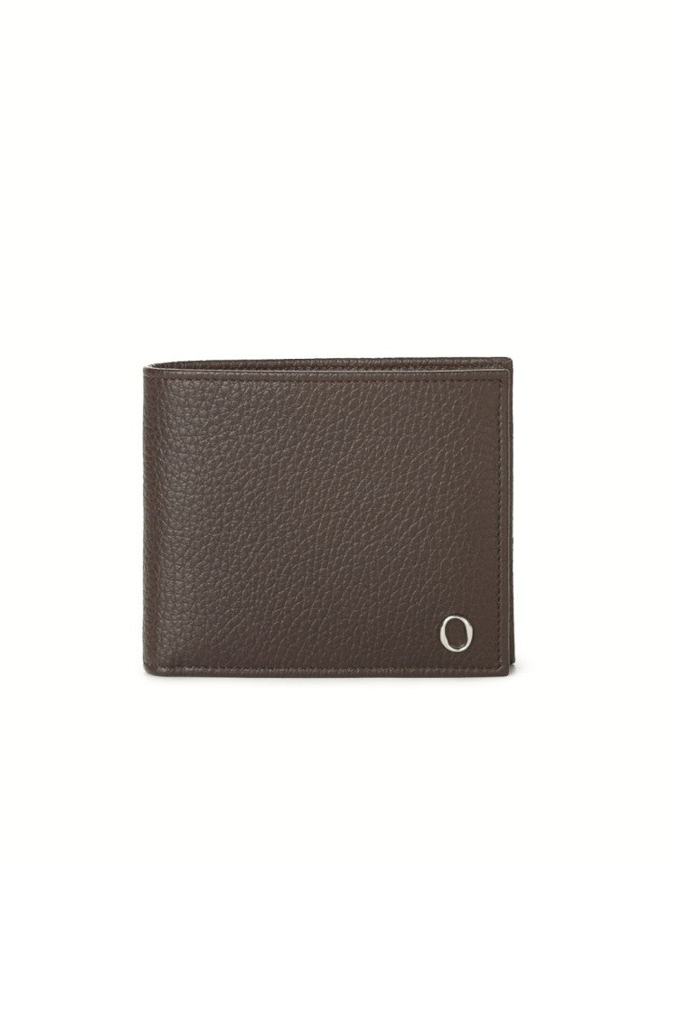 Orciani Bicolor Leather Wallet With Coin Pocket
