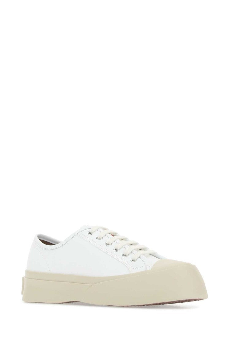 Marni White Leather Pablo Sneakers
