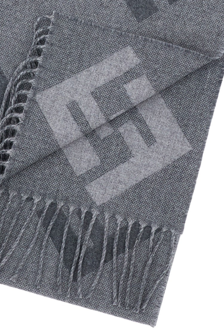 Fendi Reversible Fringed Scarf