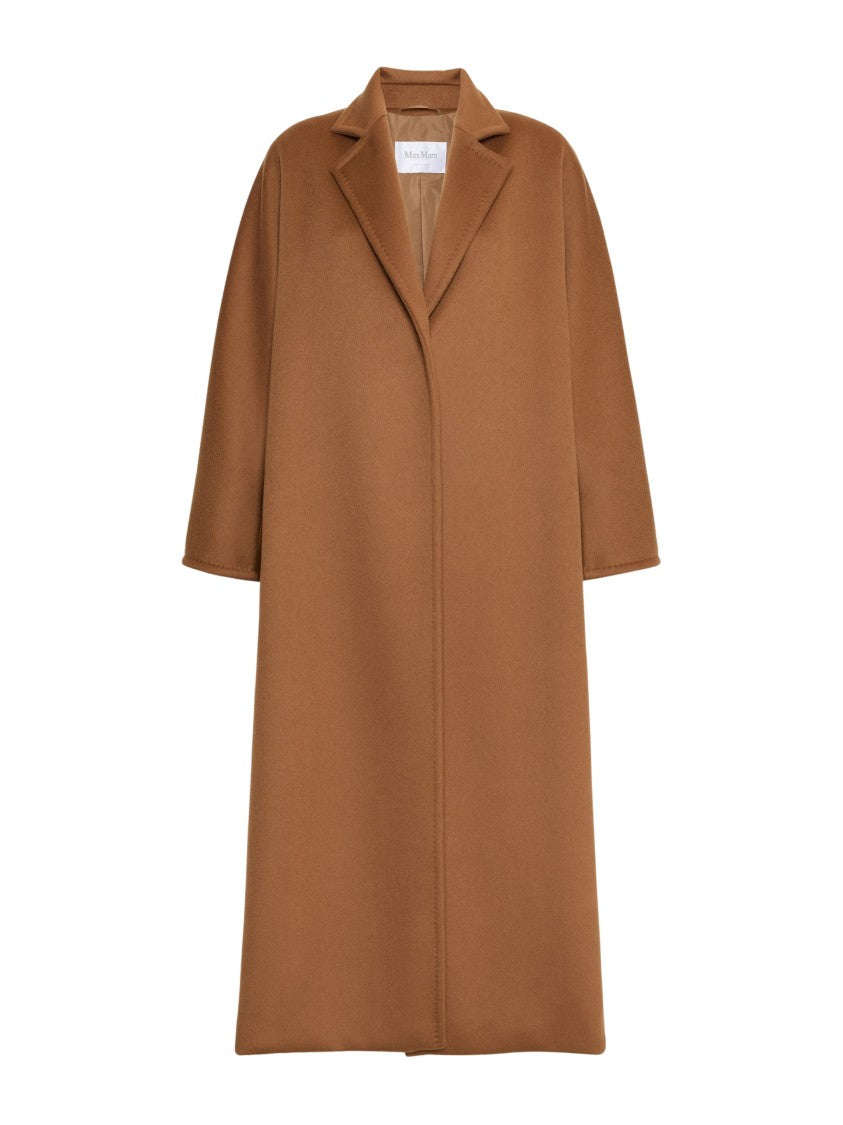 Max Mara Wrap Silhouette Long Cashmere Coat With Tailored Finish