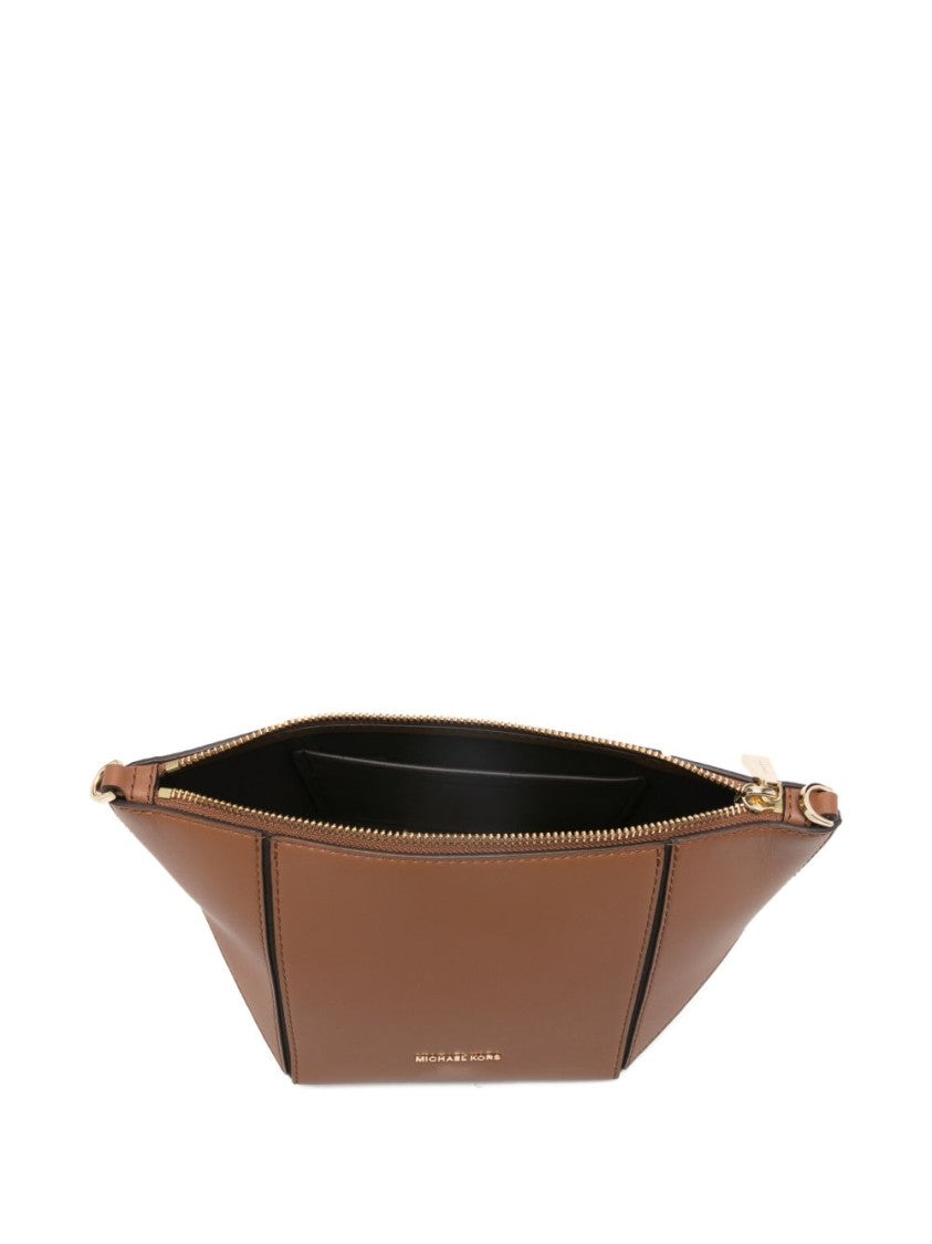 Michael Kors Structured Crossbody Bag In Smooth Calf Leather