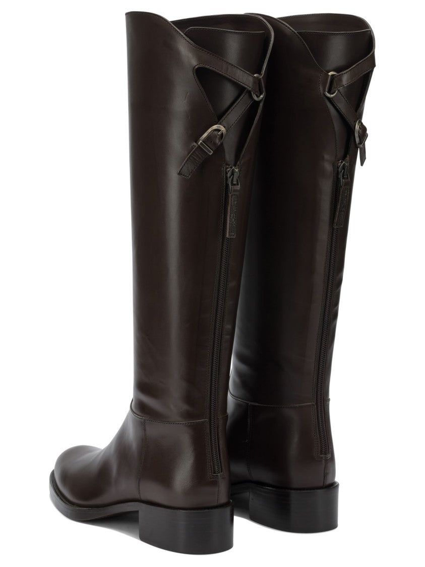 Sartore Ankle Boots With And Buckle Detail