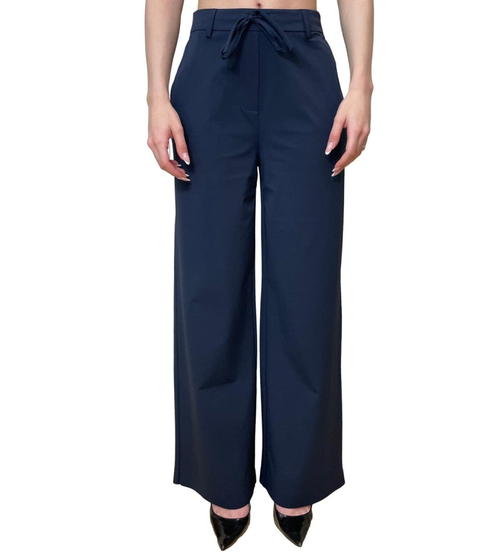 Max Mara Blue Mmlagoraio Polyamide Casual Trousers