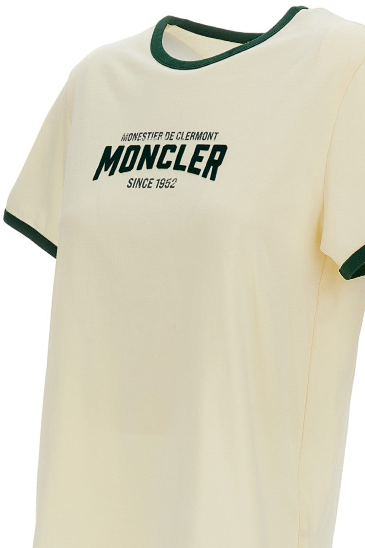 Moncler White Cotton Short-Sleeve T-Shirt