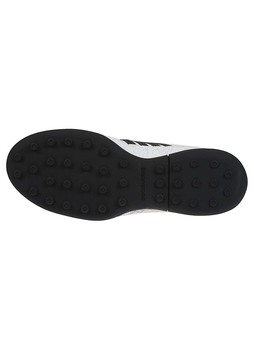 Dsquared2 Soccer Lace-Up Calf Leather Sneakers