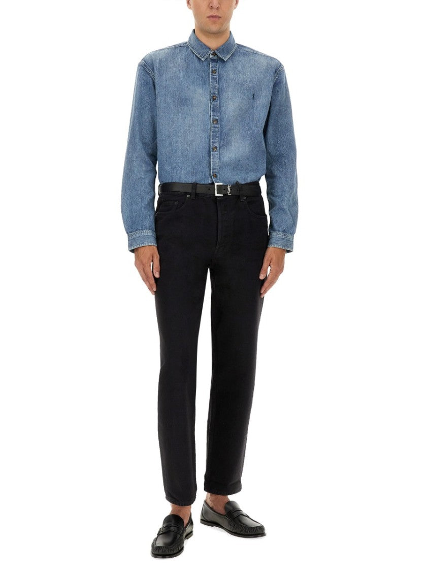 Saint Laurent "Cassandre" Denim Shirt