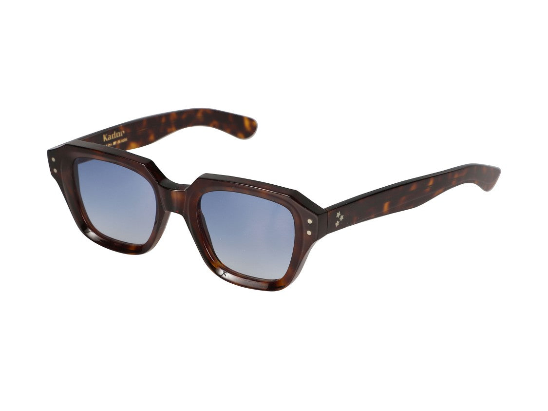 Kador Tortoiseshell Smoke Oversized Square Gradient Sunglasses