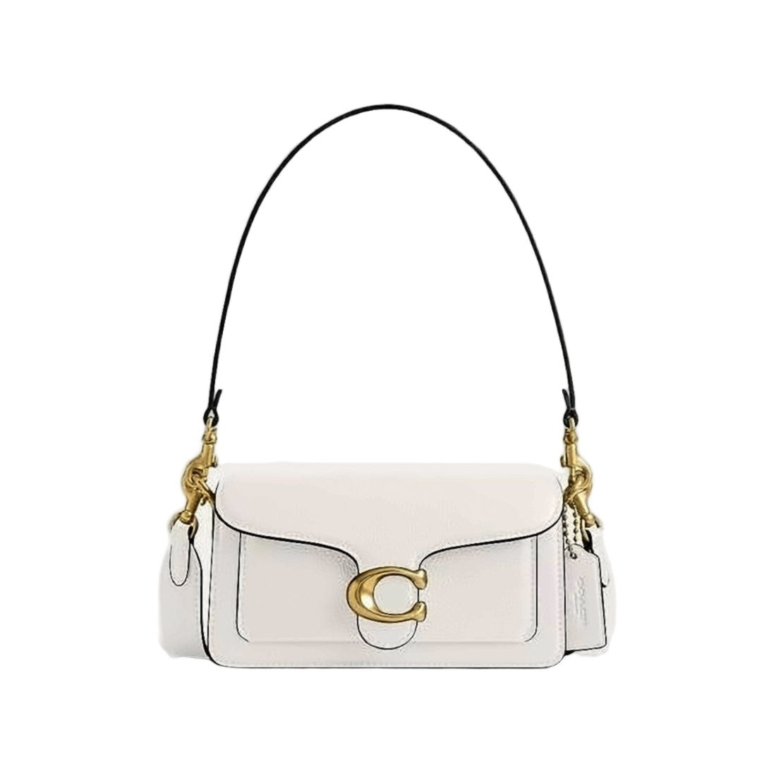 Coach Structured Crossbody Bag With Gold-Tone Clasp